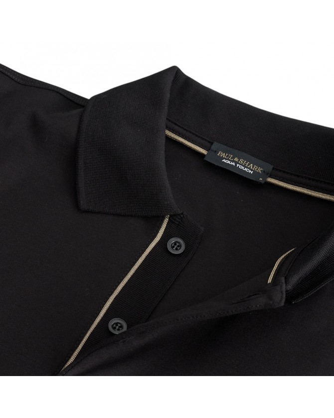 Μπλούζα polo Paul&Shark Μαύρη 15311727-11G