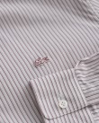 Πουκάμισο Lacoste Λευκό ριγέ Κόκκινο 3CH9087-L7I4