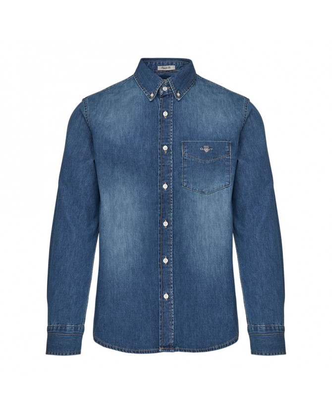 Πουκάμισο jean Gant Μπλε 3G3240199-G0971