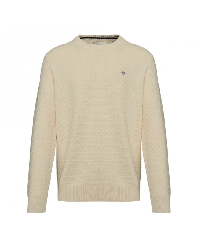 Πουλόβερ Gant Εκρού 3G8030261-G0130
