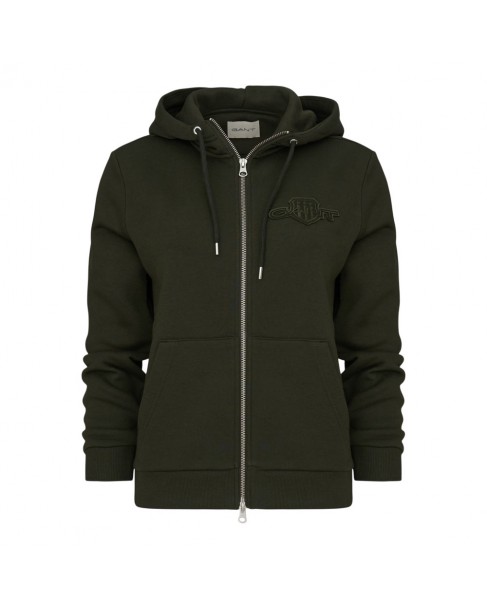 Ζακέτα φούτερ Gant Λαδί 3GW4202588-G0368