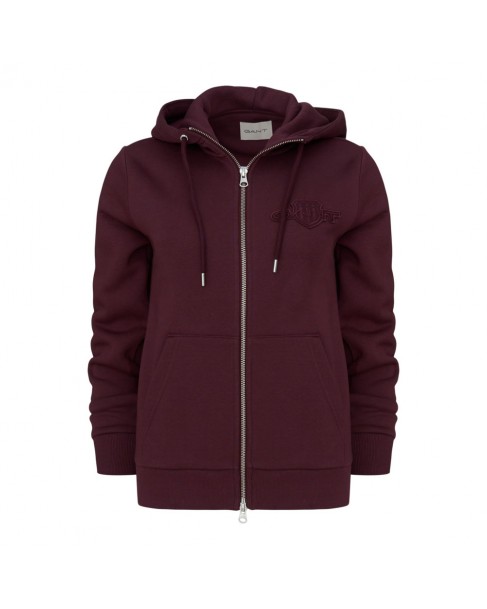 Ζακέτα φούτερ Gant Μπορντό 3GW4202588-G0656