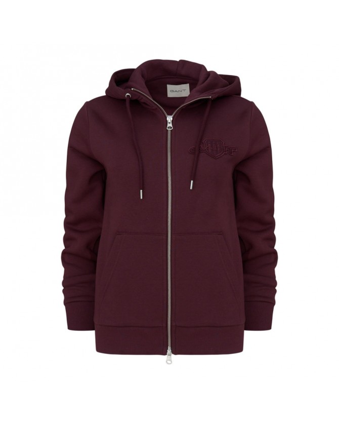 Ζακέτα φούτερ Gant Μπορντό 3GW4202588-G0656
