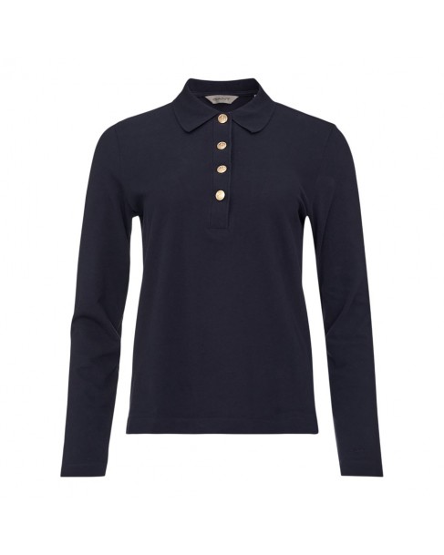 Μπλούζα polo Gant Σκούρο μπλε 3GW4202626-G0433