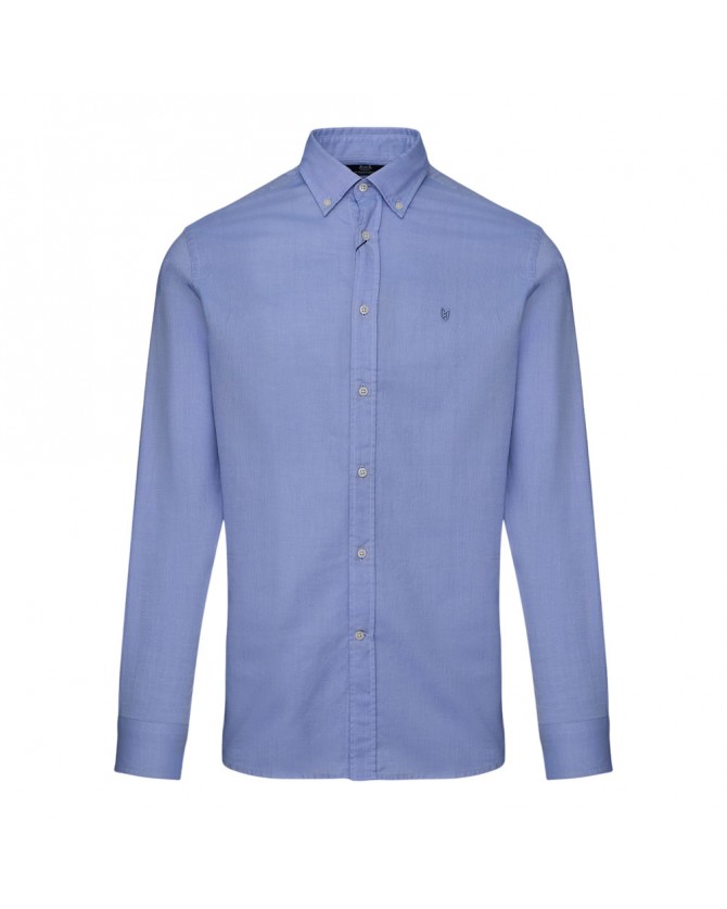 Πουκάμισο The Bostonians Σιέλ 3AAP0571-B166BL