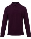 Μπλούζα polo The Bostonians Μπορντό 3PL0001-B170PU