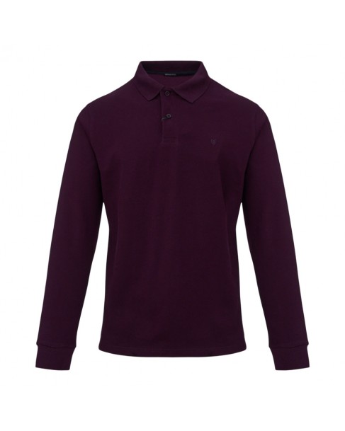 Μπλούζα polo The Bostonians Μπορντό 3PL0001-B170PU