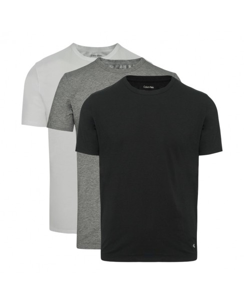Τριάδα σετ φανέλες Calvin Klein Λευκό-Γκρι-Μαύρο NB4185-MP1