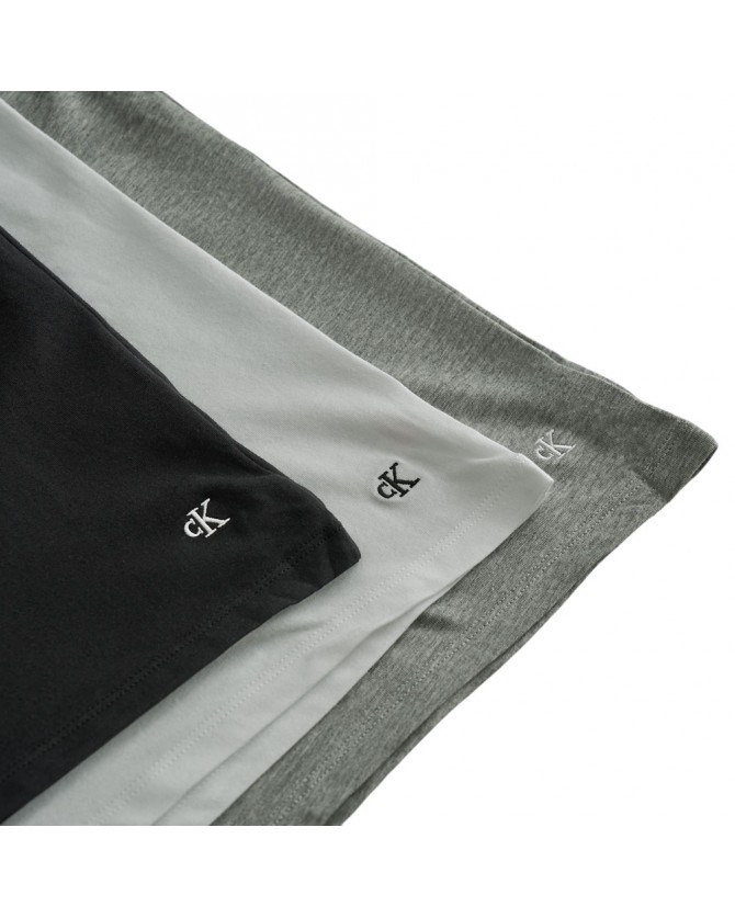 Τριάδα σετ φανέλες Calvin Klein Λευκό-Γκρι-Μαύρο NB4185-MP1