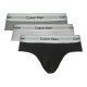 Τριάδα σετ Slip Calvin Klein Μαύρο-Λευκό-Γκρι NB4388-MP1