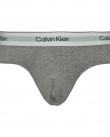 Τριάδα σετ Slip Calvin Klein Μαύρο-Λευκό-Γκρι NB4388-MP1