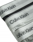 Τριάδα σετ Slip Calvin Klein Μαύρο-Λευκό-Γκρι NB4388-MP1