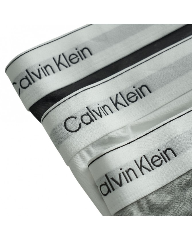 Τριάδα σετ Slip Calvin Klein Μαύρο-Λευκό-Γκρι NB4388-MP1