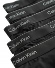 Πεντάδα σετ boxer Calvin Klein Μαύρα NB4390-TM6