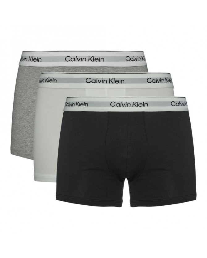 Τριάδα σετ boxer Calvin Klein Λευκό-Μαύρο-Γκρι NB4392-MP1