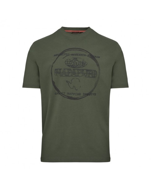 T-shirt Napapijri Λαδί S-BALD SS NP0A88SF-G0A