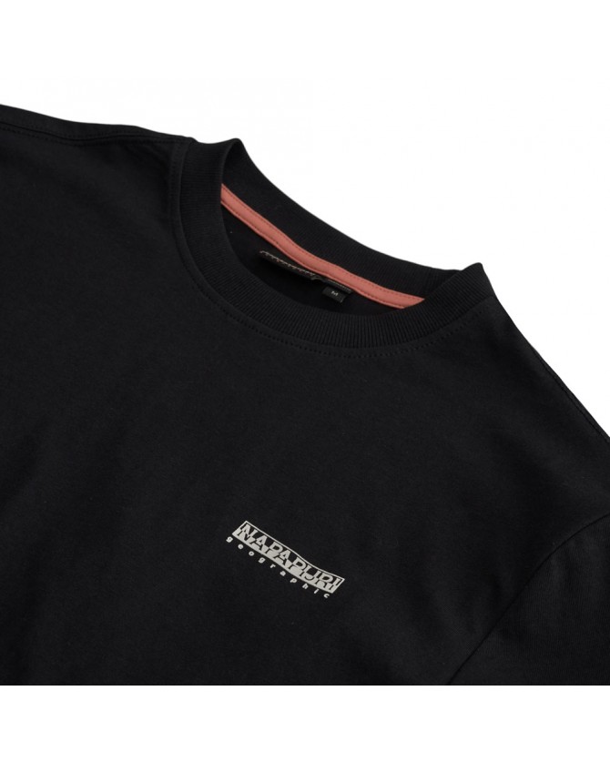 T-shirt Napapijri Μαύρο S-SMALL BOX SS NP0A88TR-941