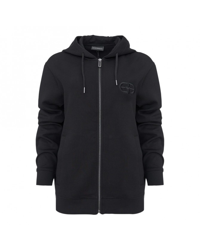 Ζακέτα φούτερ Emporio Armani Μαύρη 8N1ML61JHSZ-UC001