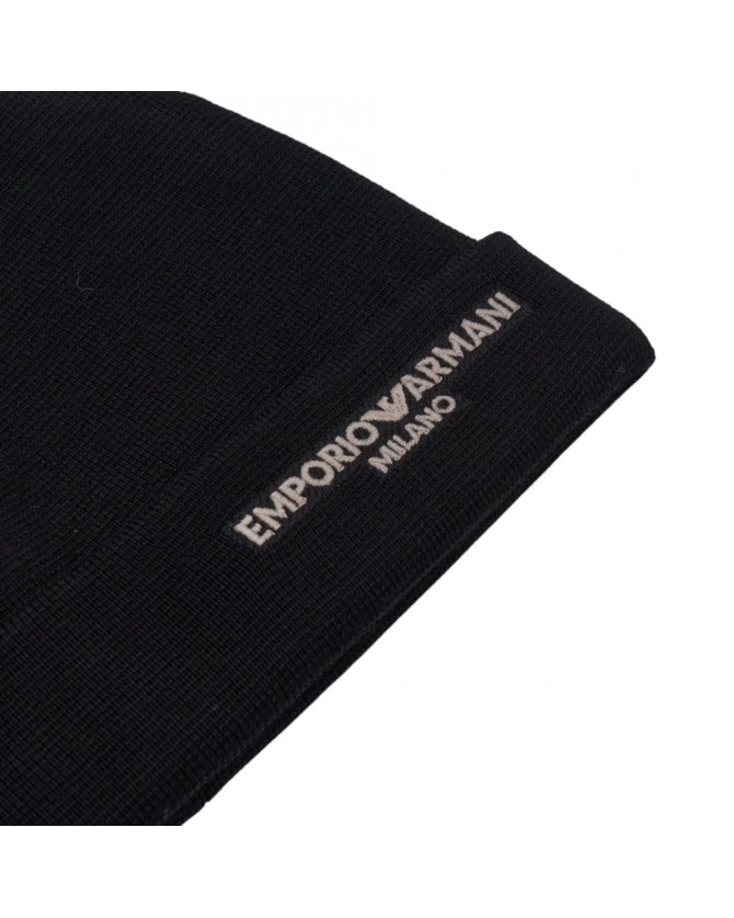 Σκούφος Emporio Armani Μαύρος EM002715AF18241-UC001