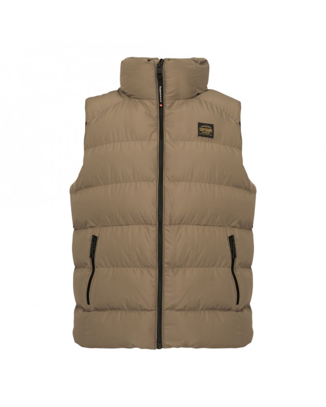 Μπουφάν γιλέκο Superdry Μπεζ M5012288A-5CS
