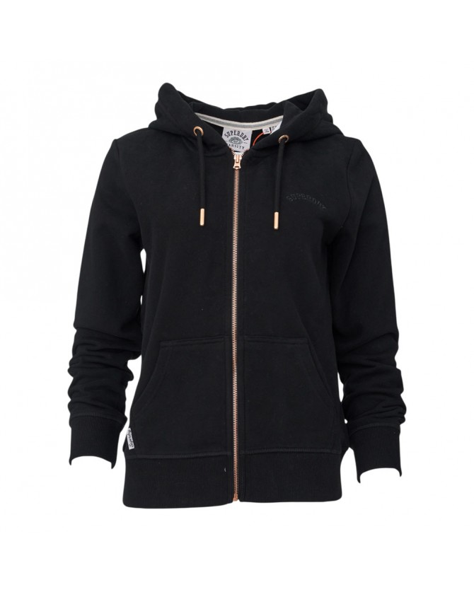Ζακέτα φούτερ Superdry Μαύρη W2012477A-02A