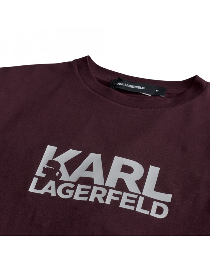 T-shirt Karl Lagerfeld Μπορντό 755087-554235-380