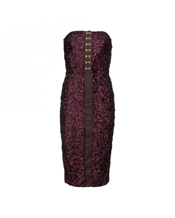 Φόρεμα Elisabetta Franchi Μπορντό AB88357E2-EA4