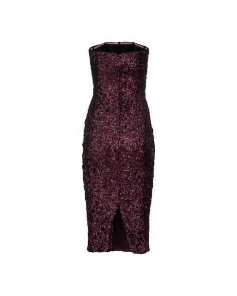Φόρεμα Elisabetta Franchi Μπορντό AB88357E2-EA4