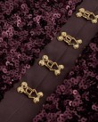 Φόρεμα Elisabetta Franchi Μπορντό AB88357E2-EA4