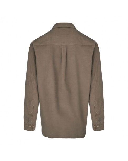 Πουκάμισο Gabba Ταμπά JENS OVER CORD LS-SAND GREIGE