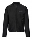 Μπουφάν δερμάτινο Oakwood Μαύρο 65086 KEVIN-0501
