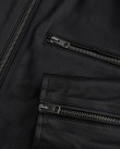 Μπουφάν δερμάτινο Oakwood Μαύρο 65086 KEVIN-0501