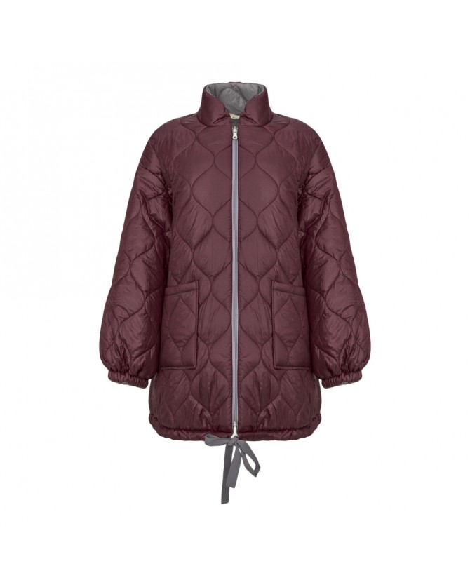 Μπουφάν Moutaki διπλής όψης Γκρι-Μπορντό 25.06.129