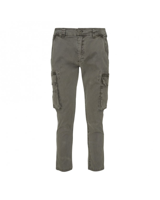 Παντελόνι cargo Keeling Λαδί KMC050027 GABARDINE-ROSIN