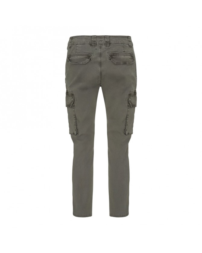 Παντελόνι cargo Keeling Λαδί KMC050027 GABARDINE-ROSIN