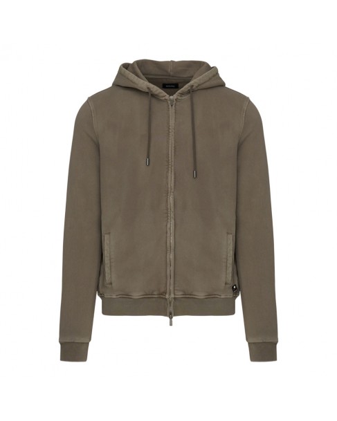 Ζακέτα φούτερ Keeling Γκρι KMC050038 FLEECE-GREIGE