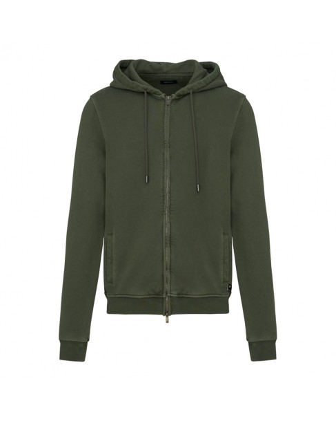 Ζακέτα φούτερ Keeling Λαδί KMC050038 FLEECE-OLIVIE