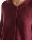Ζακέτα American Vintage Μπορντό DAM19E-RAISIN CHINE