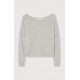 Πουλόβερ American Vintage Γκρι DAM225-GRIS CHINE