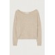 Πουλόβερ American Vintage Εκρού DAM225-SABLE CHINE
