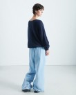 Πουλόβερ American Vintage Σκούρο μπλε DAM225-NAVY BLUE CHINE NOIR