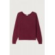 Πουλόβερ American Vintage Μπορντό DAM225-RAISIN CHINE