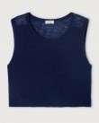 Top American Vintage Σκούρο μπλε DUM18B-NAVY CHINE