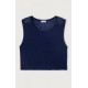 Top American Vintage Σκούρο μπλε DUM18B-NAVY CHINE