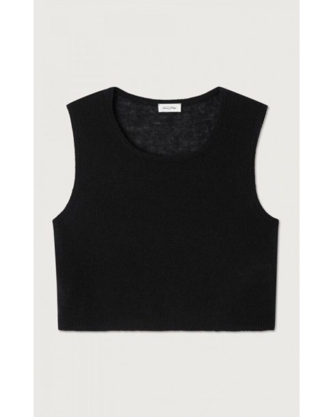 Πλεκτό top American Vintage Μαύρο DUM18B-NOIR