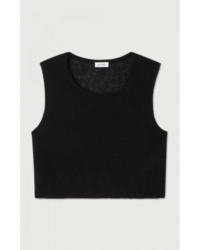 Πλεκτό top American Vintage Μαύρο DUM18B-NOIR