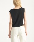 Πλεκτό top American Vintage Μαύρο DUM18B-NOIR
