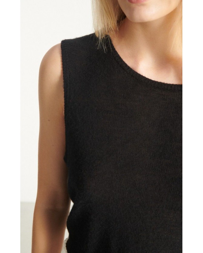 Πλεκτό top American Vintage Μαύρο DUM18B-NOIR