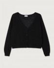 Ζακέτα American Vintage Μαύρη DUM19A-NOIR