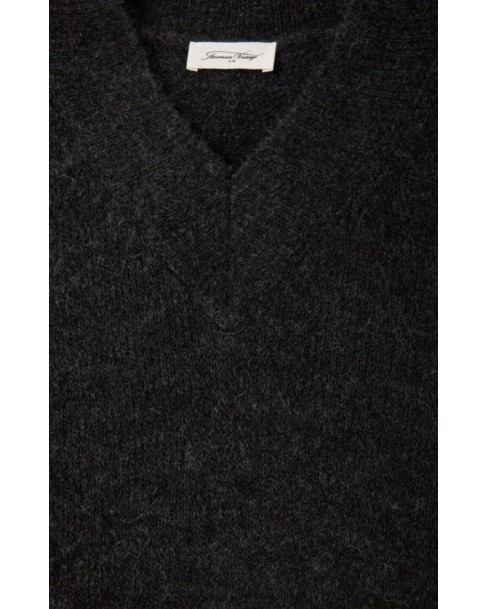 Πουλόβερ American Vintage Ανθρακί EAST18T-ANTHRACITE CHINE